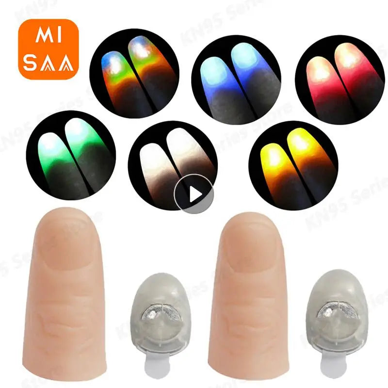 Magic Trick Fingers Thumbs With LED Light