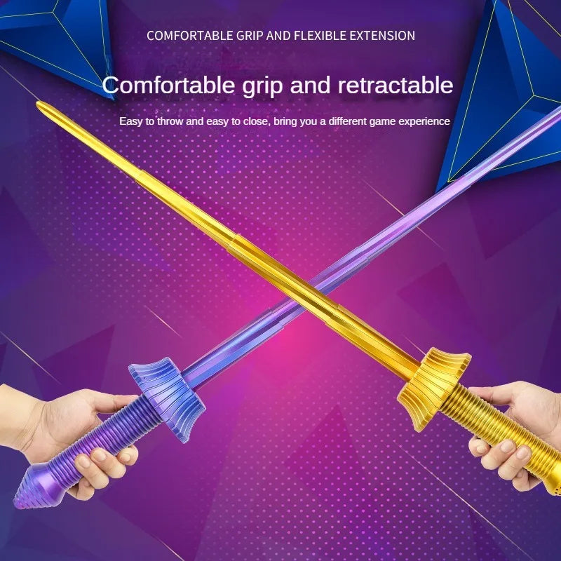 Creative 3D Print Gravity Retractable Sword