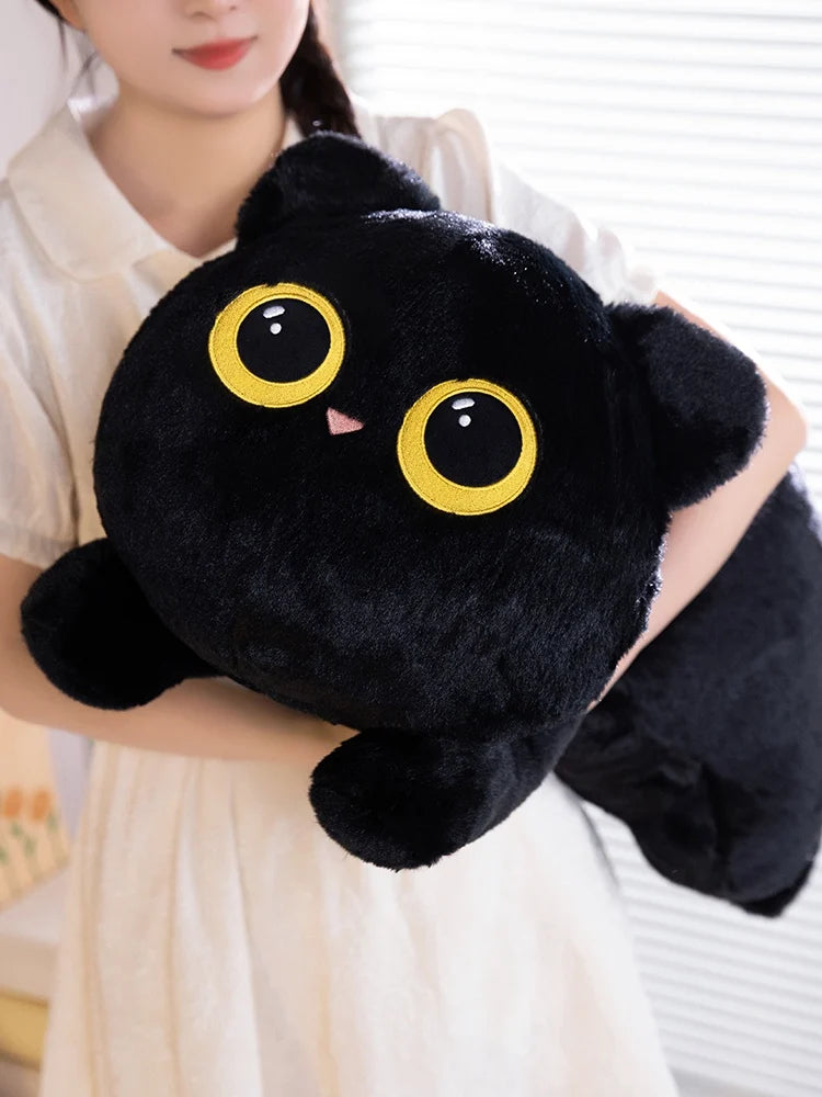 50/70/90cm Cute Black Cat Pillow