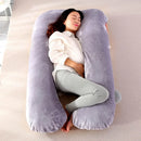 U Shaped Soft Fleece Pregnant Pillow