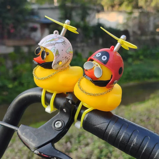 Bike Ornament Bicycle Horns Squeeze Rubber Duck