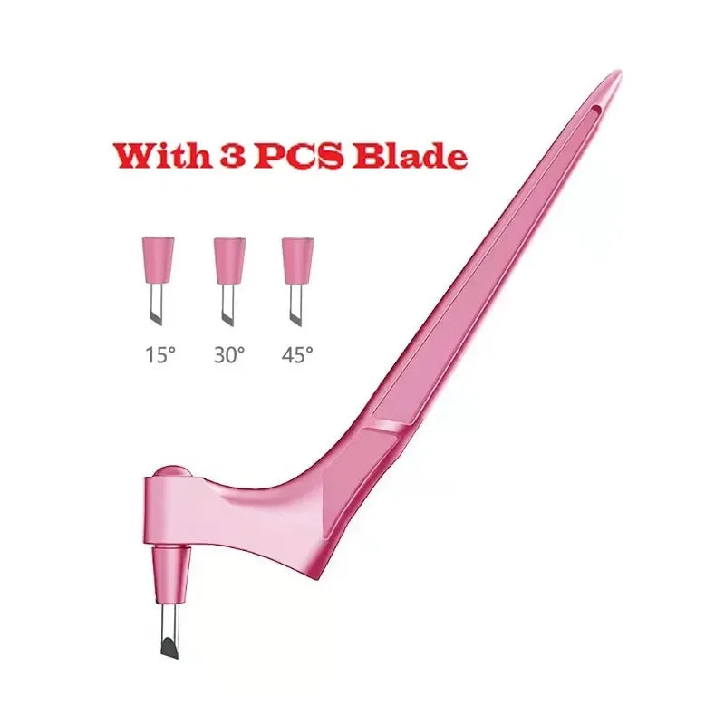 1Pc Craft Cutting Tools 3Pcs 360-Degree Rotating Carbon Steel Replacement Blade