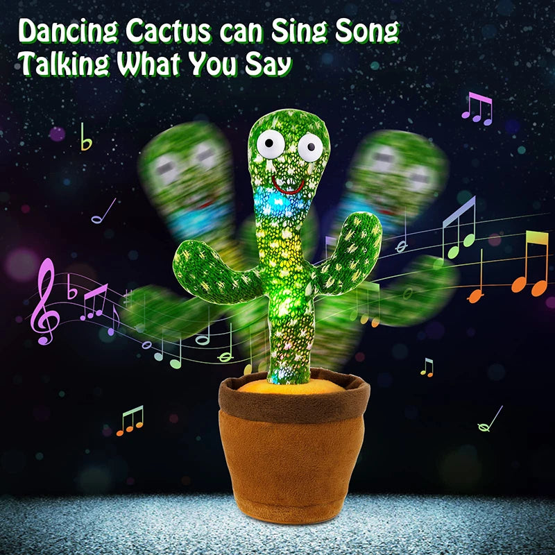 Dancing cactus Talk Plushie Stuffed Toys For Kids Gift