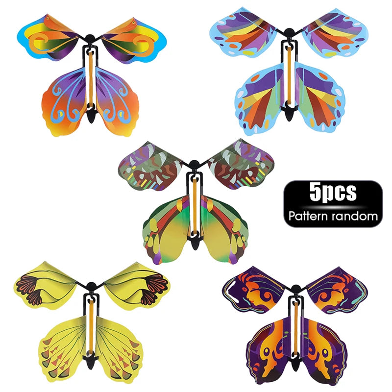 Magic Flying Butterflies Wind Up Toy