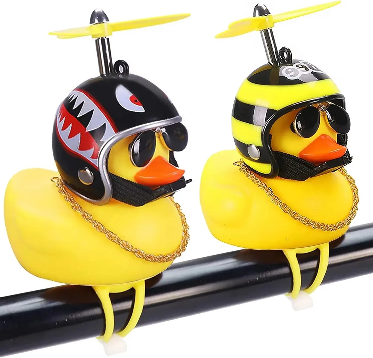 Bike Ornament Bicycle Horns Squeeze Rubber Duck