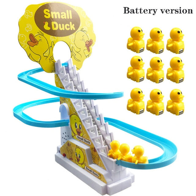 Electric Duck Track Slide Toys