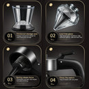 200ml Honey Dispenser Diamond Shaped Glass Oil Dispenser