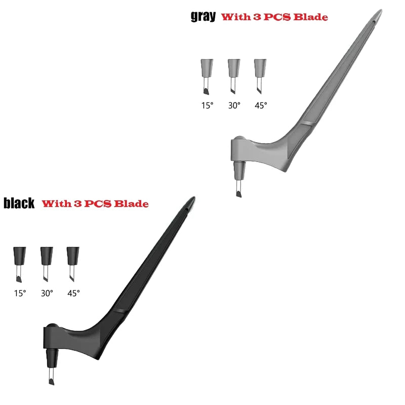 1Pc Craft Cutting Tools 3Pcs 360-Degree Rotating Carbon Steel Replacement Blade
