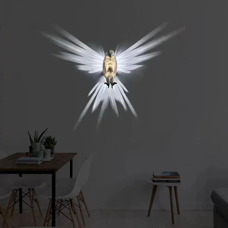 Wall Lamp Owl Eagle Shape Projector