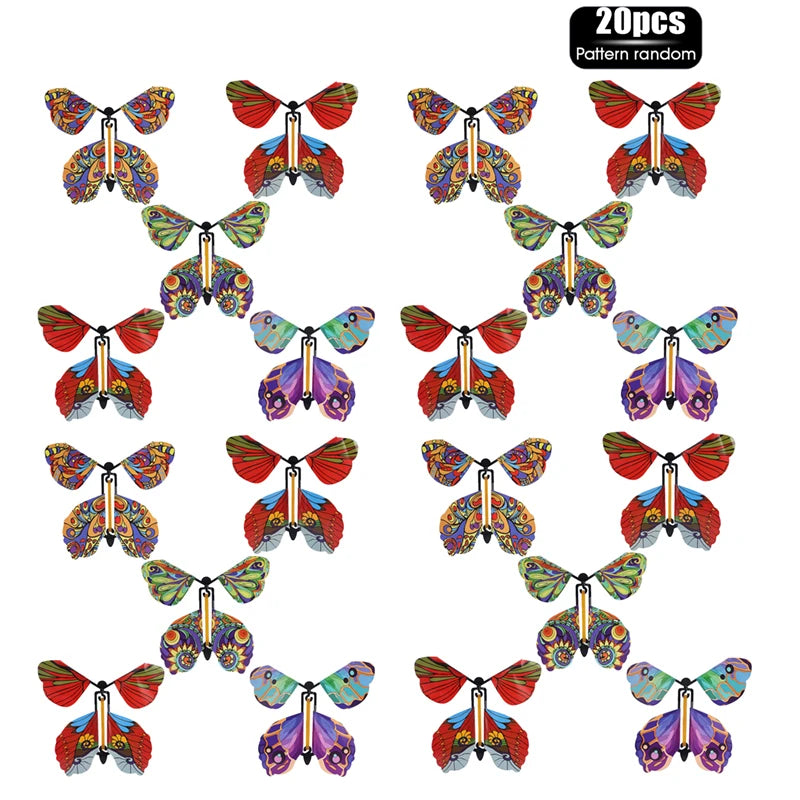 Magic Flying Butterflies Wind Up Toy