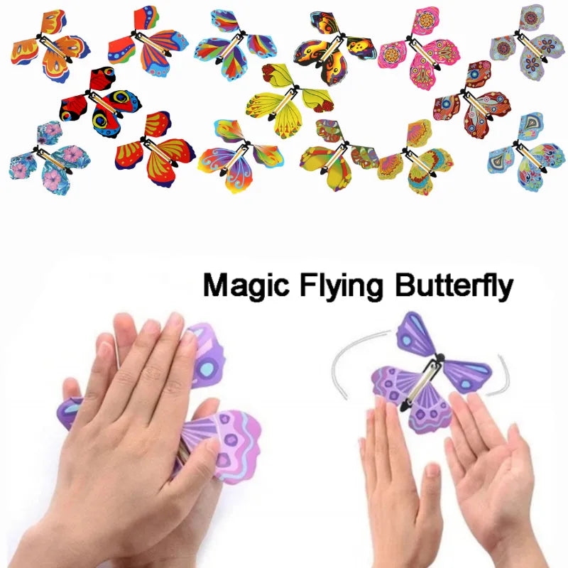 Magic Flying Butterfly with Card Simulation Toy