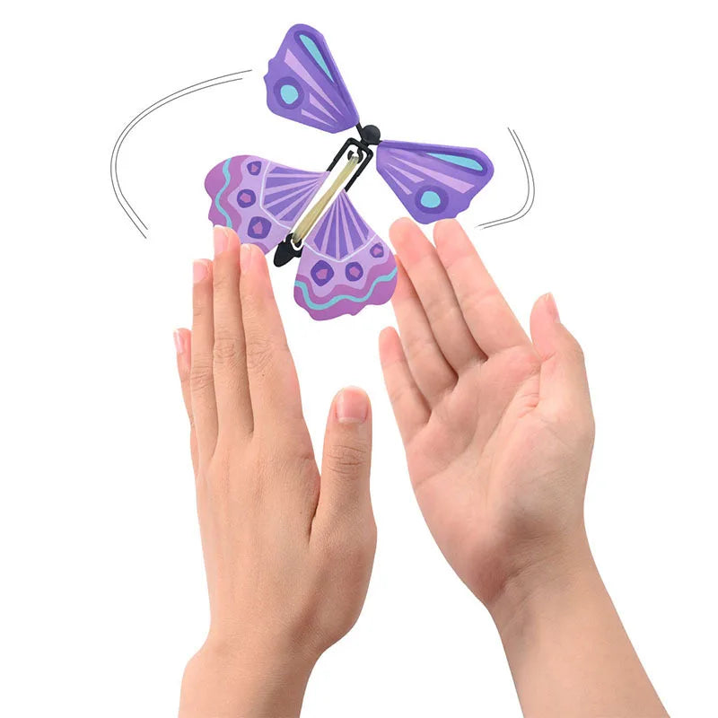 Magic Flying Butterfly with Card Simulation Toy