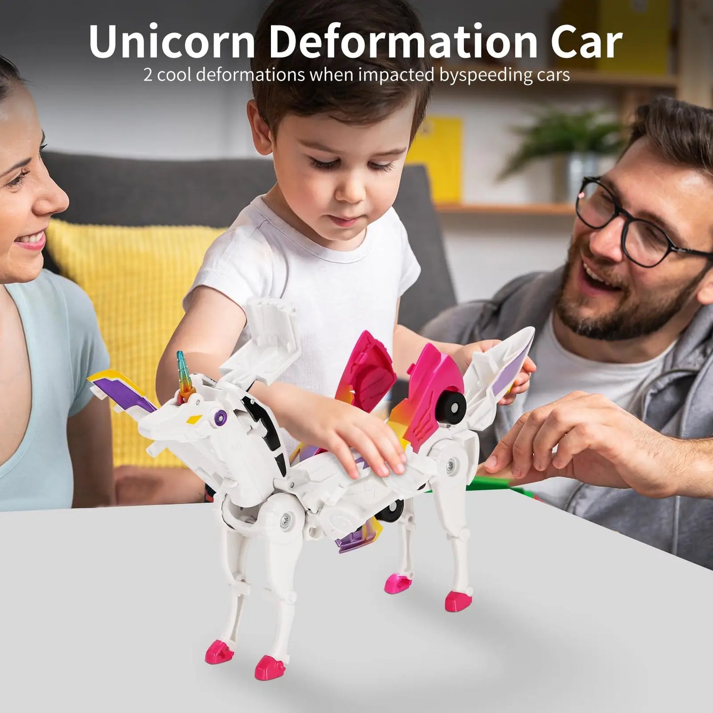 Transformation Transforming Action Figure Robot Vehicle Car Toy
