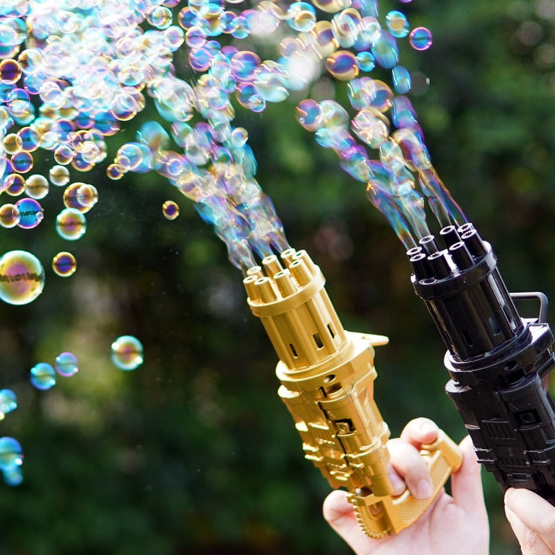 Kids Automatic Gatling Bubble Gun Toys