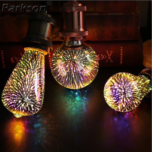 3D Colorful LED Lamp Bulb